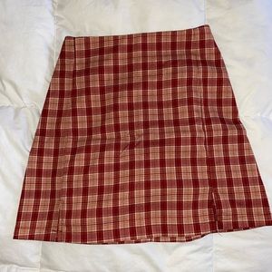 Brandy Melville plaid skirt